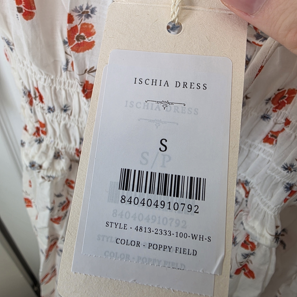 Doen Ischia Dress In Poppy Fields Size Small - Picture 4 of 8
